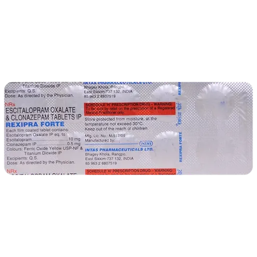 rexipra forte 10mg tablet 10's